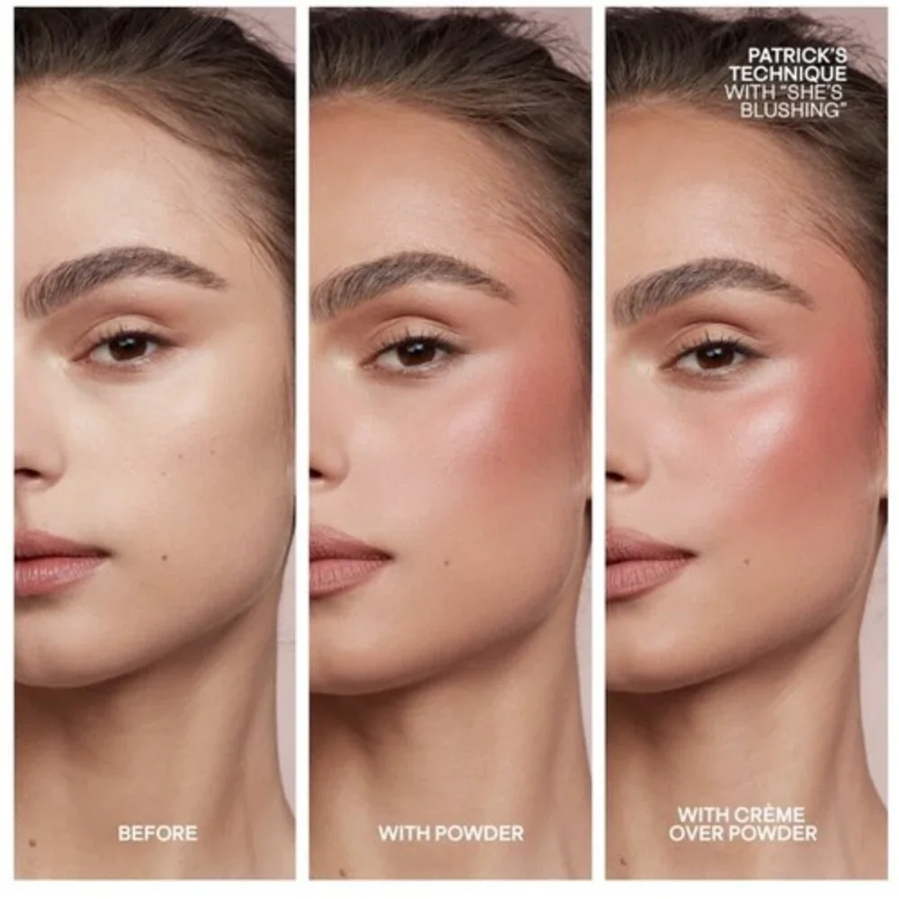 Patrick Ta Holiday Gloss/ Glow Set: Blush Duo & Lip Gloss On Holiday/Warm Me Up